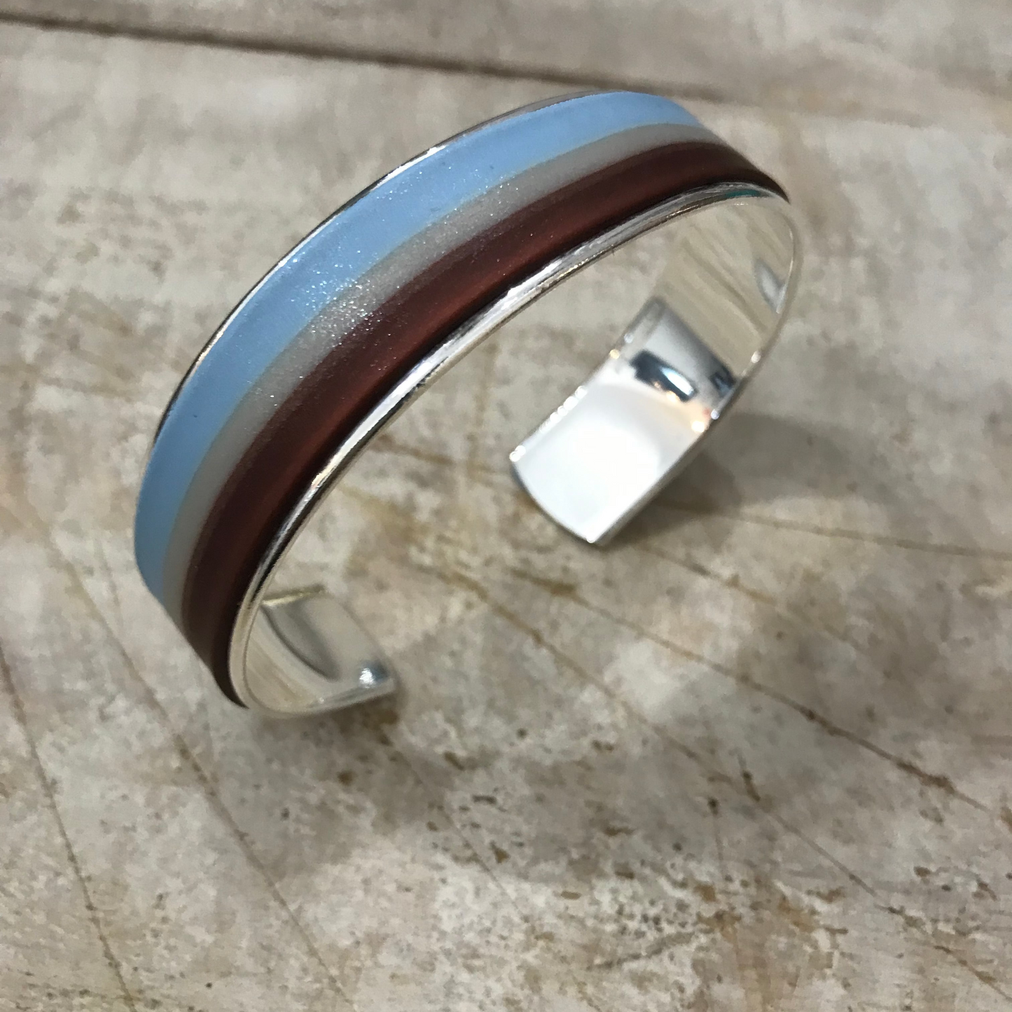 Beaches “Blends” Bracelet cuff by Stephanie Fraselle - Artisan Jewellery Design