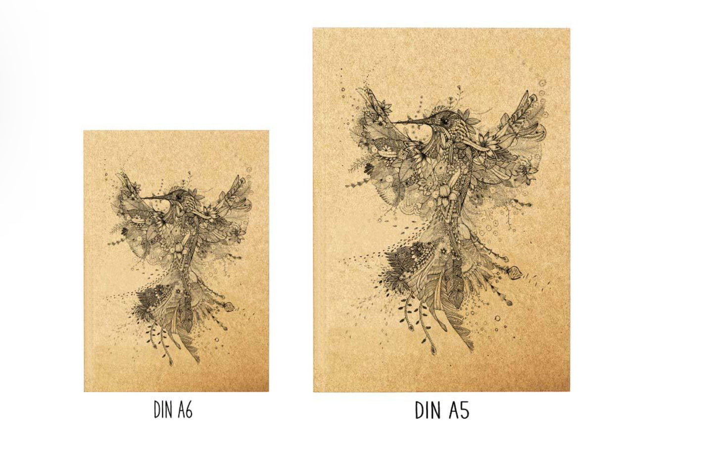 Notebook - Hummingbird - RECYCLED PAPER