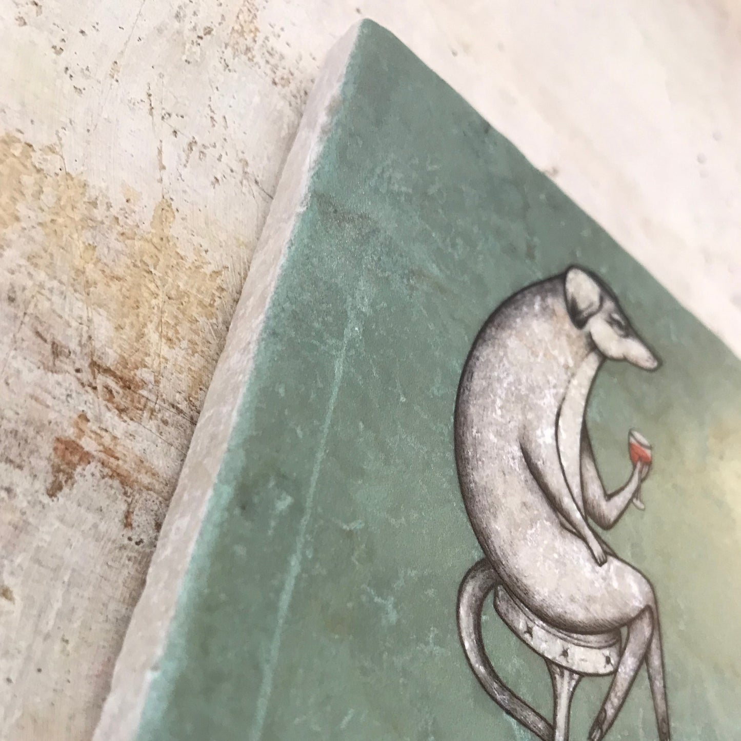 Natural stone art tile “Jacques copa”