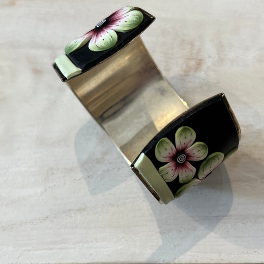 “ Enchanted Garden ” Bracelet cuff by Stephanie Fraselle - Artisan Jewellery Design