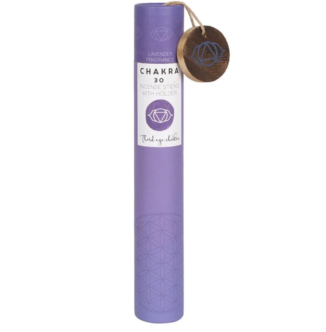 Lavendelduft - Räucherstäbchen für das Dritte Auge-Chakra