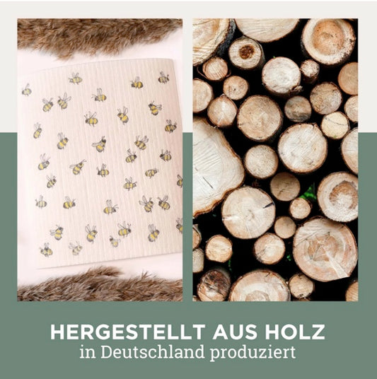 Natural sponge Dish cloth - Fox and the Magpie