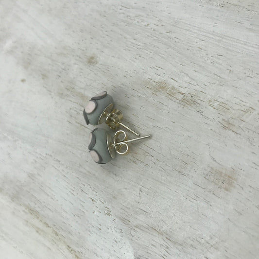 PENDIENTES DE PLATA DE LEY 925 EN TONOS PASTEL - hechos a mano - cristales de Swarovski - por Stephanie Fraselle - Diseño de joyería artesanal