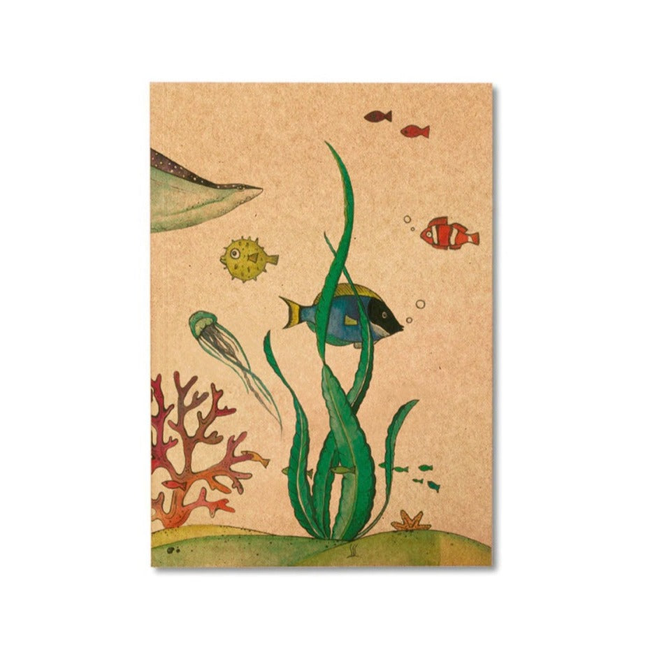 Notebook - Underwater World - RECYCLED PAPER