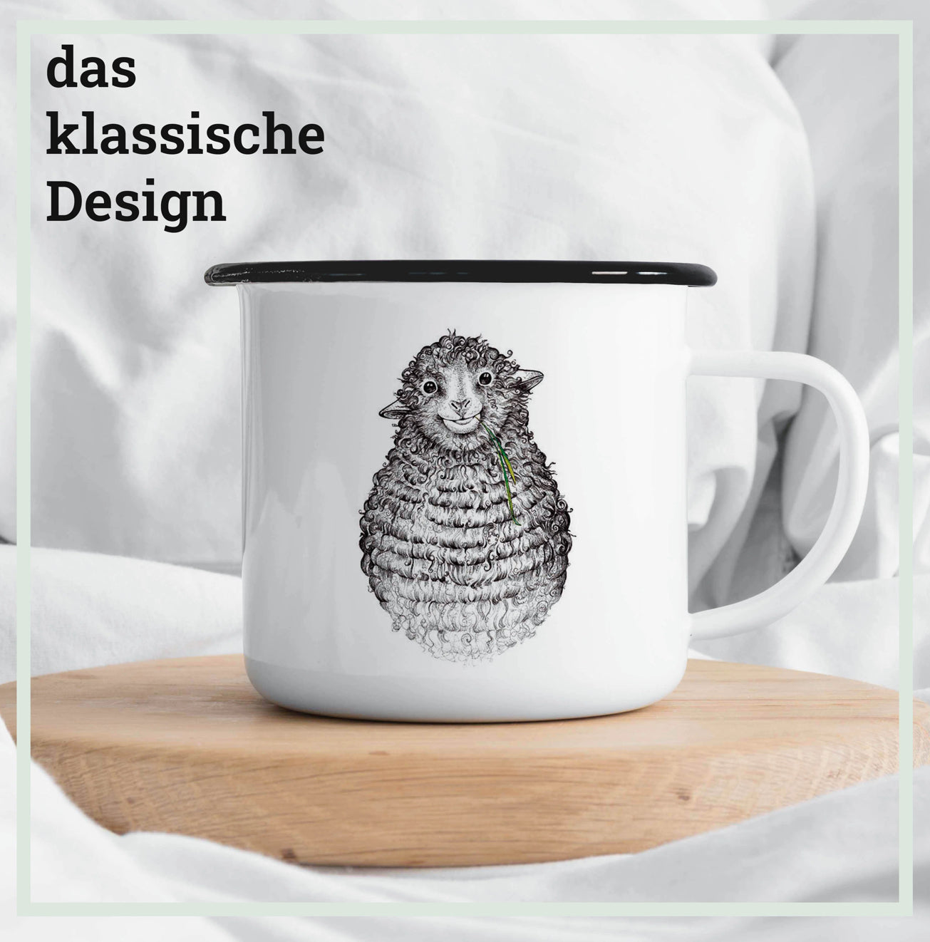 Enamel cup - Wilfred