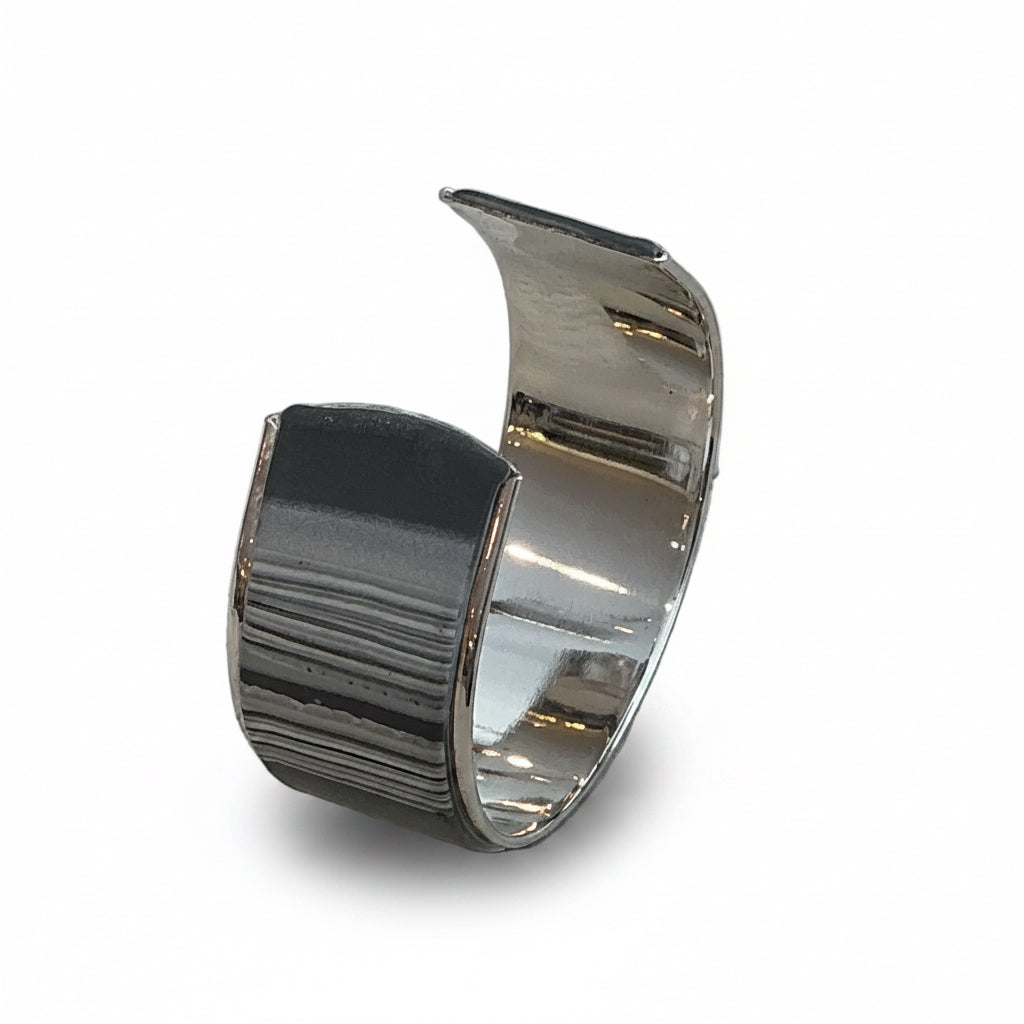 Grey Pearl | Blends | Medium | Bracelet cuff