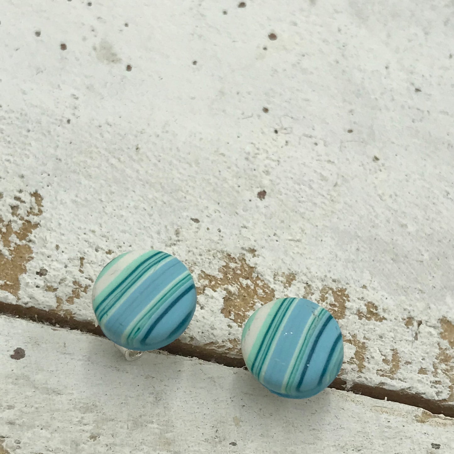 “Carolina” 925 STERLING SILVER - handmade Earring studs - by Stephanie Fraselle - Artisan Jewellery Design