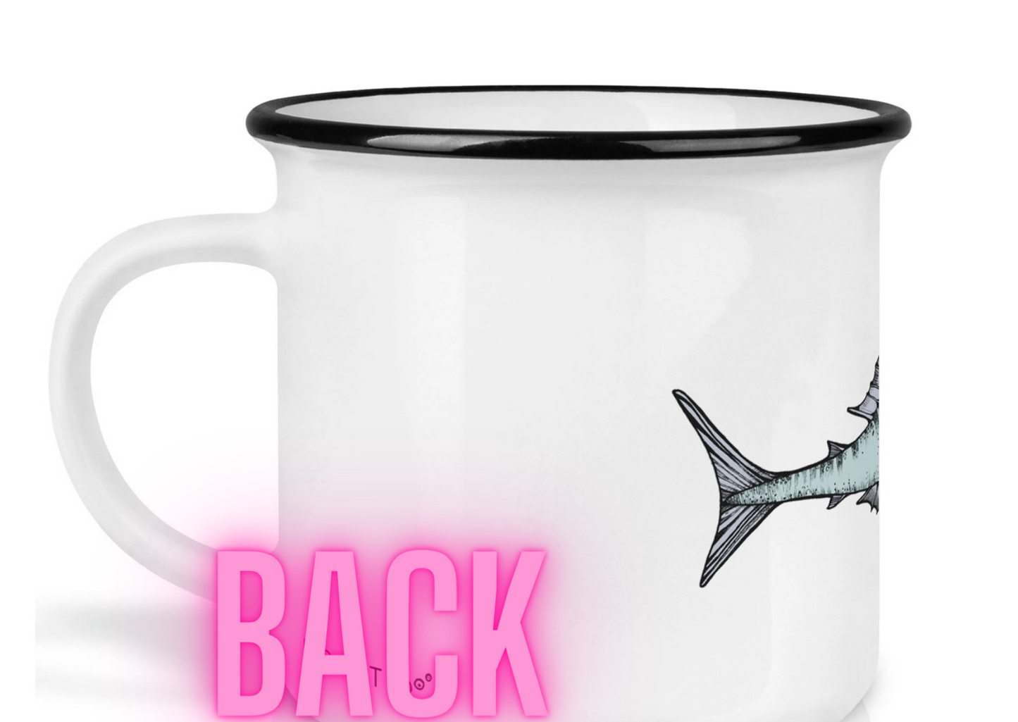 High quality ceramic mug- Swordfish