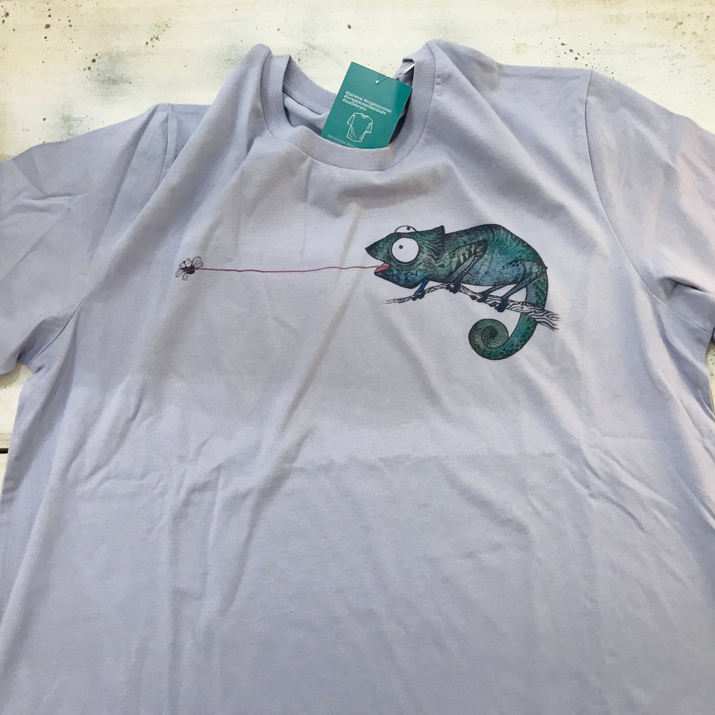 Unisex-T-Shirt „Chameleon“ aus Bio-Baumwolle