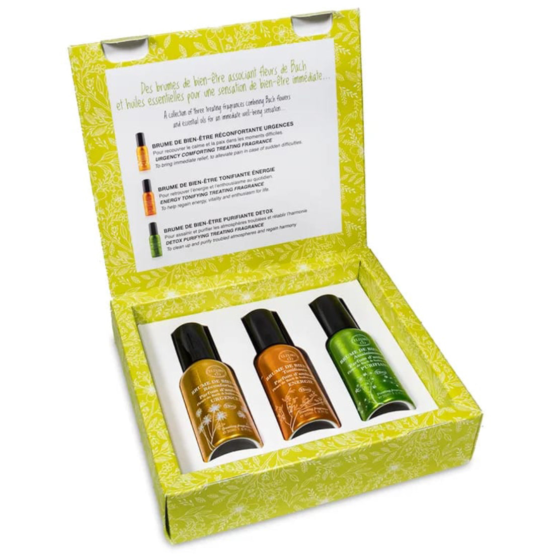 Bach Raumspray Geschenkbox Wohlbefinden - Bio-Bachblüten-Heilmittel. 3x 30 ml