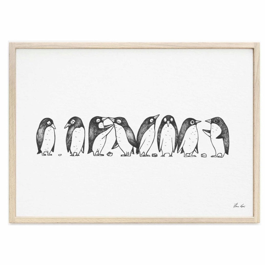 Premium Art Print - Penguins