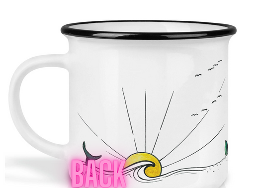 Hochwertige Keramiktasse - Camping Life