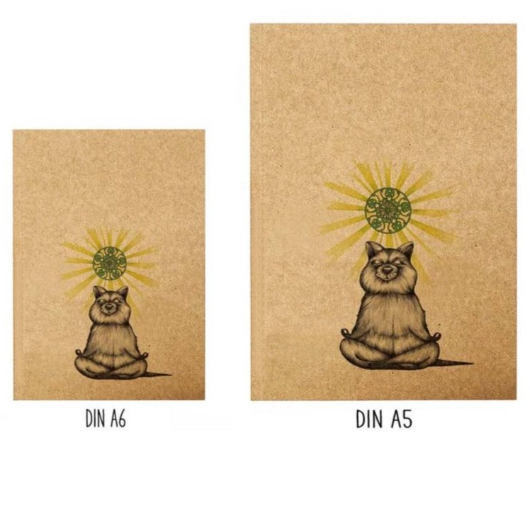 Notebook - Yoga Bear - RECYCLED PAPER