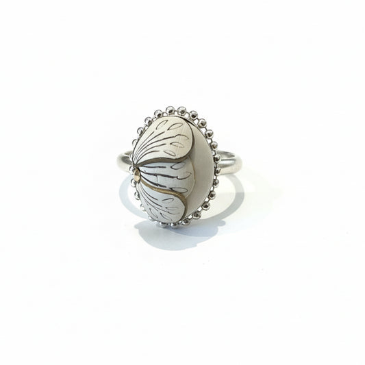 Cappuccino | Sterling Silver 925 | adjustable ring