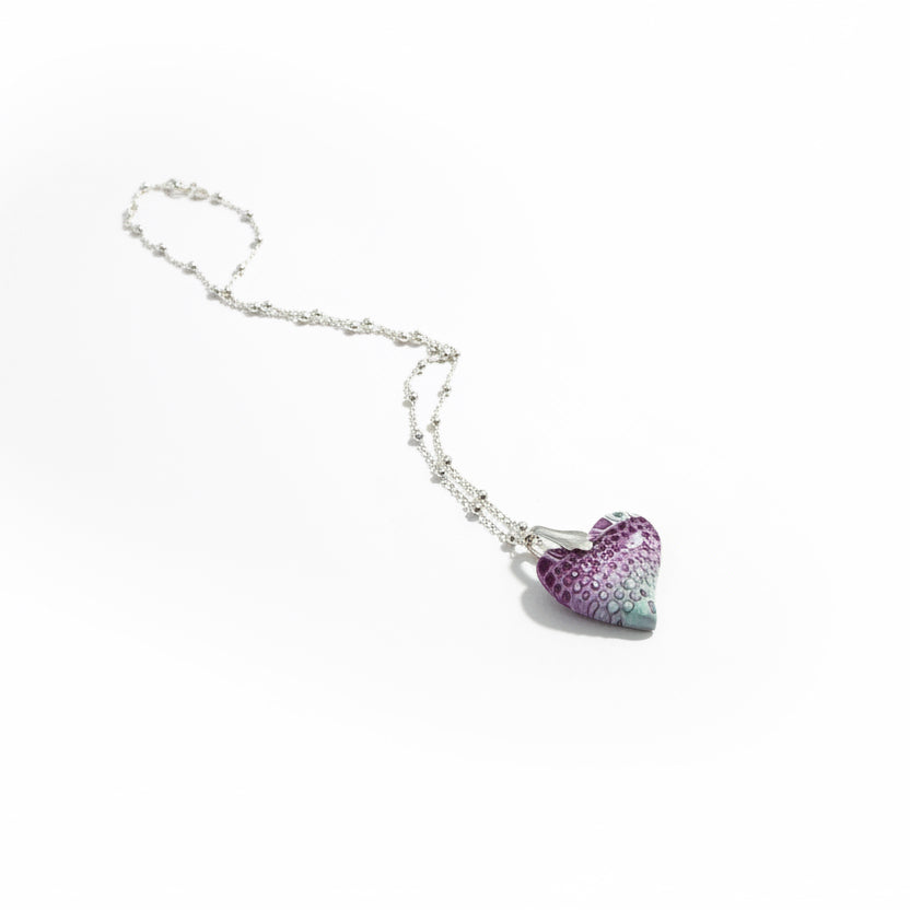 Mini Heart | Sanctuary | Sterling Silver | Mosaic