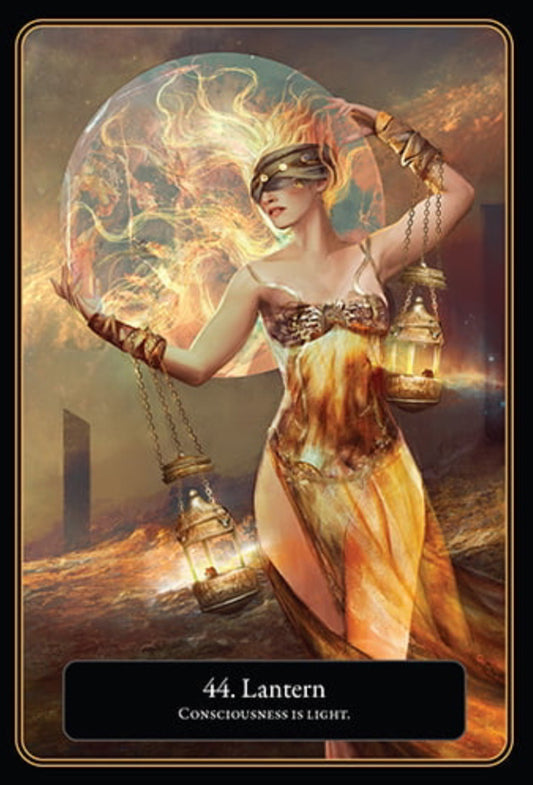 Baraja de cartas - El Oráculo de la Linterna - Angelina Mirabito