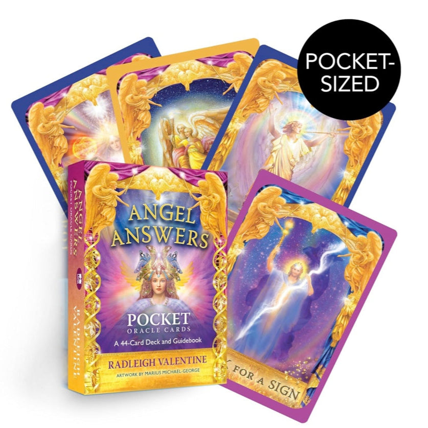 Angels Answers Oracle Cards(Pocket Size) by Radleigh Valentine