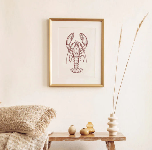 Premium Kunstdruck - Hummer