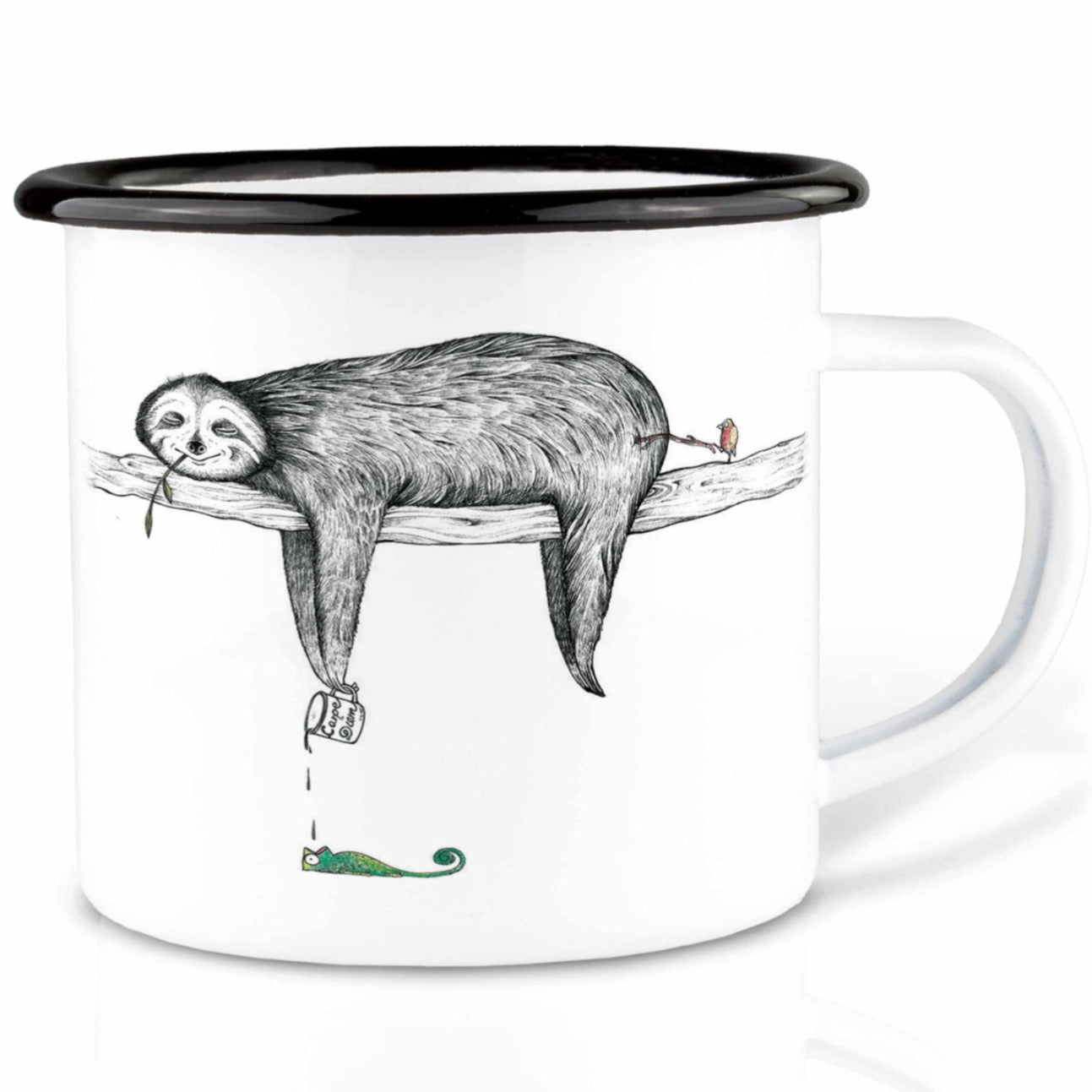 Taza de esmalte - Perezoso