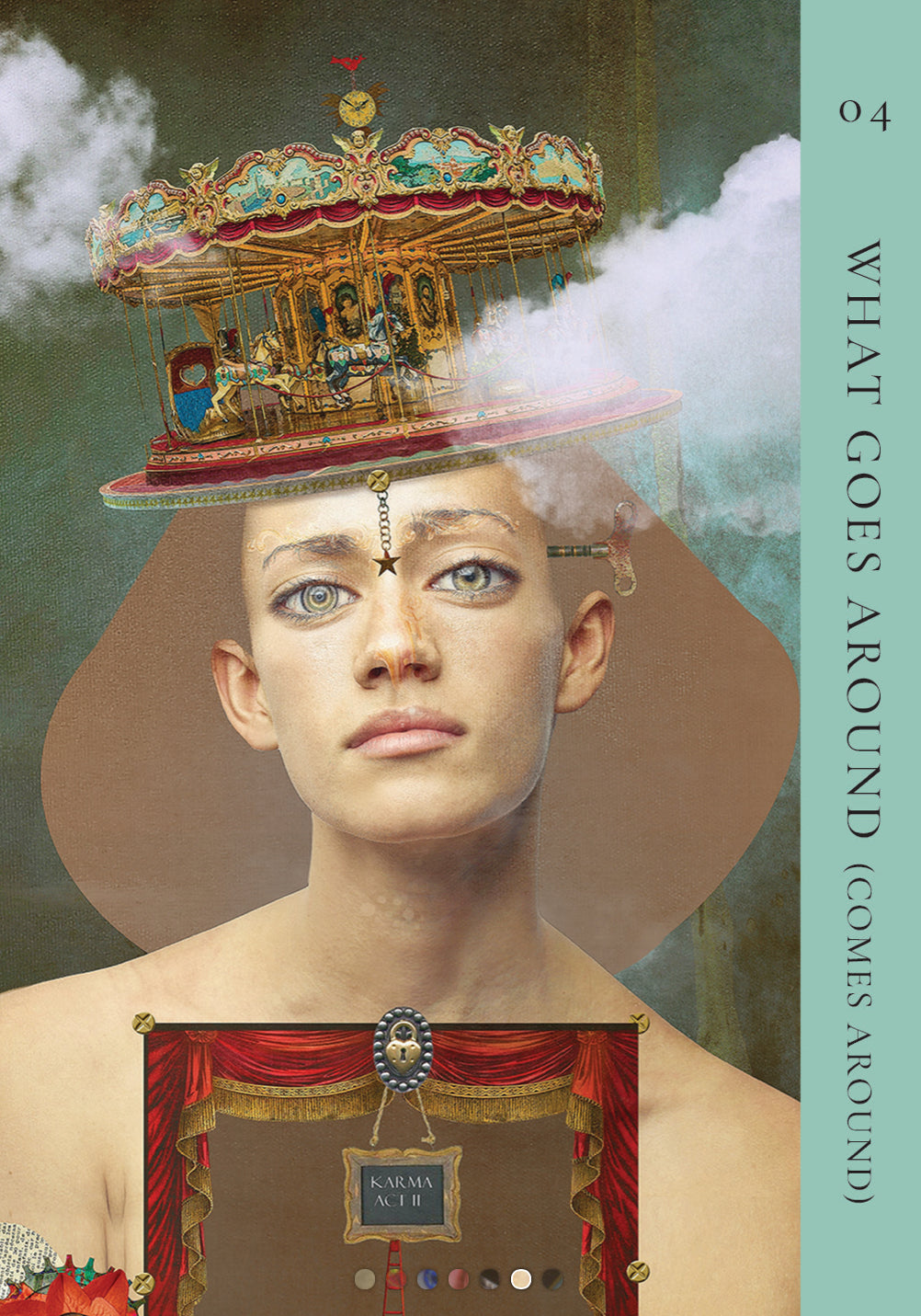 Card deck- The Human Spirit Oracle, Learning to reconnect By: Jena Dellagrottaglia and Laurence Toner