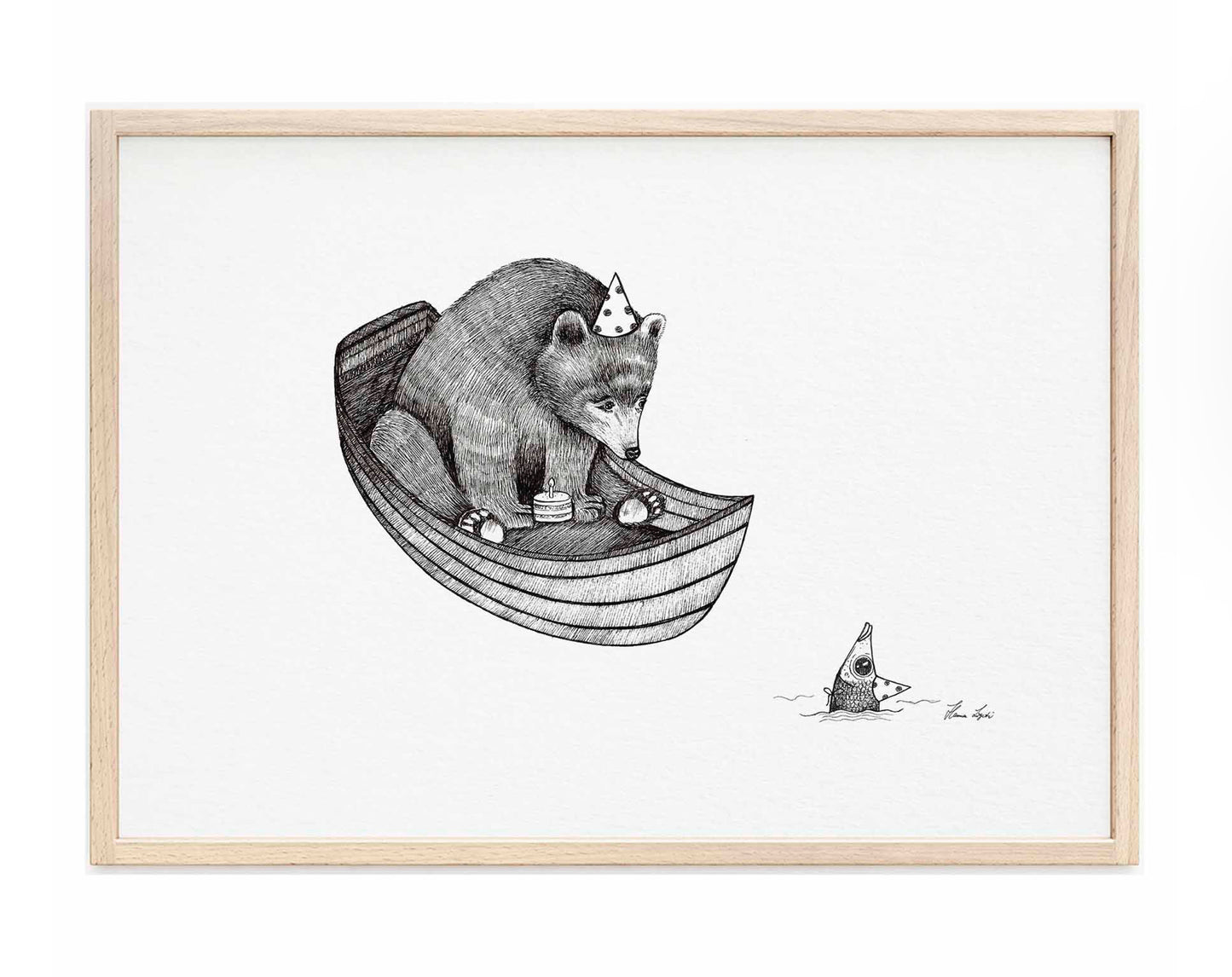 Impresión artística premium: El cumpleaños de los Bears