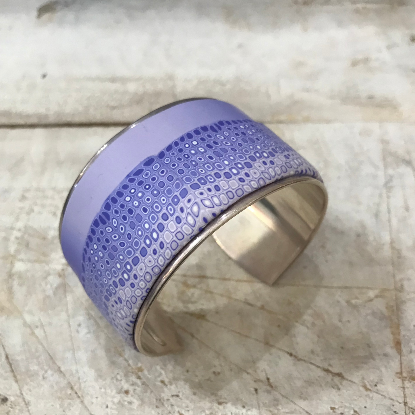 “Nerea ” 37mm Bracelet cuff by Stephanie Fraselle - Artisan Jewellery Design