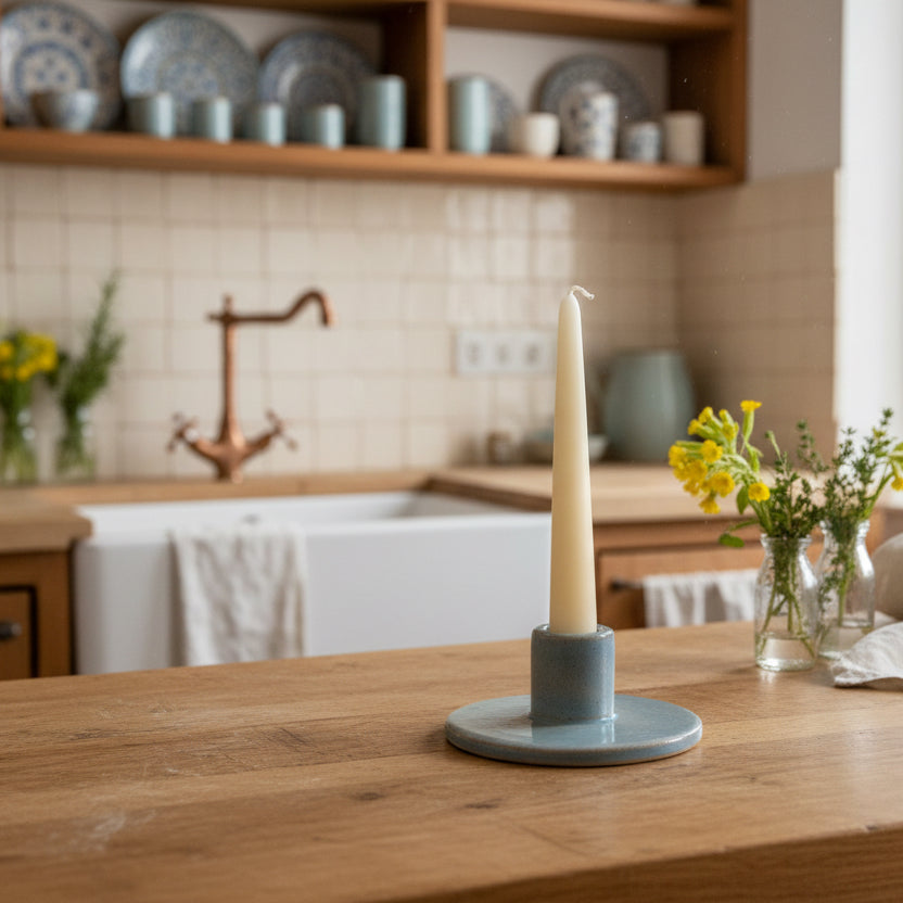 Handmade Ceramic Artisan Candle Holder