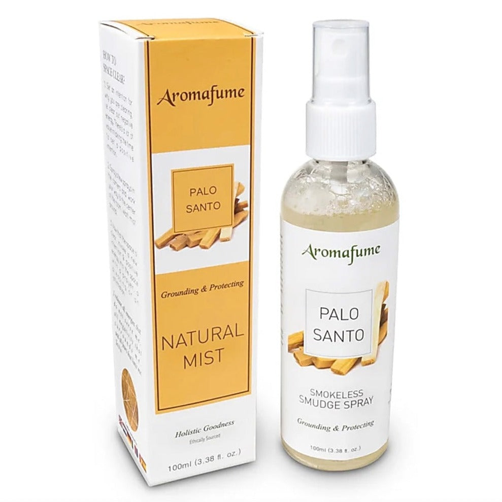 Räucherspray Palo Santo Aromafume - 100ml - Bringt Schutz und Erdung