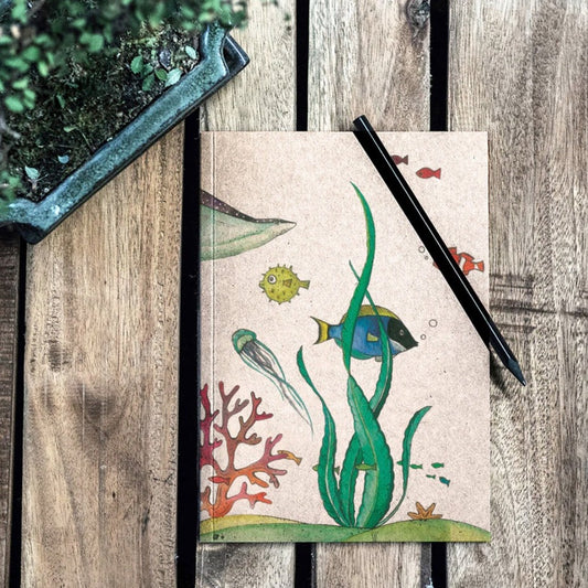 Notebook - Underwater World - RECYCLED PAPER