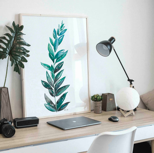 Premium Art Print - Zamioculcas