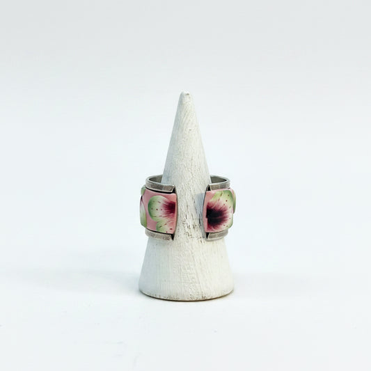 Enchanted Garden | Adjustable ring | Pink