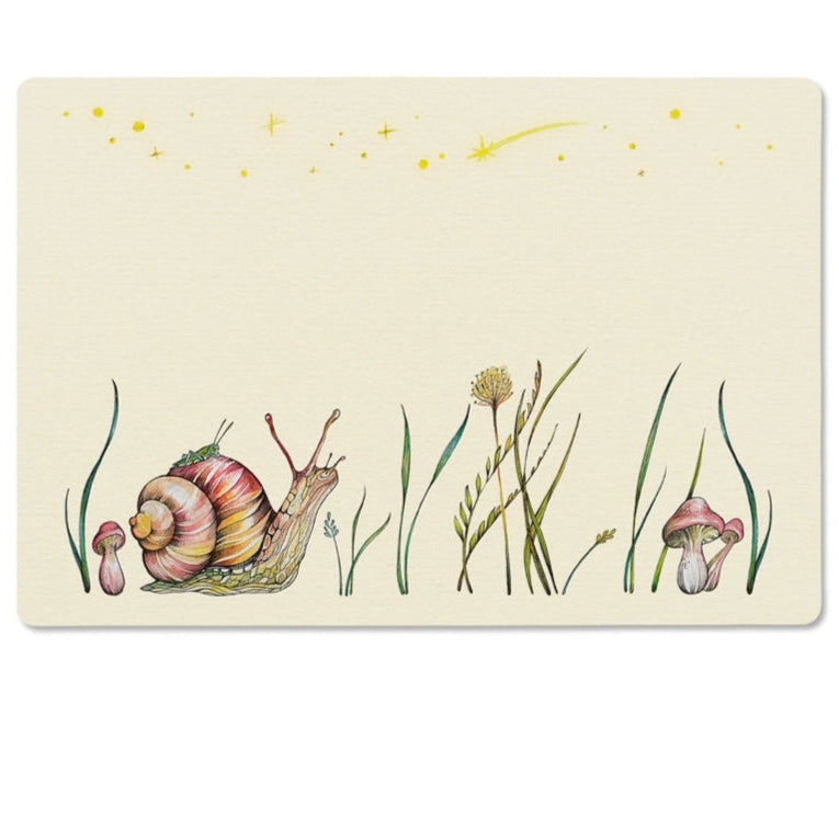 Wooden Breakfast Board- Stargazing Snail