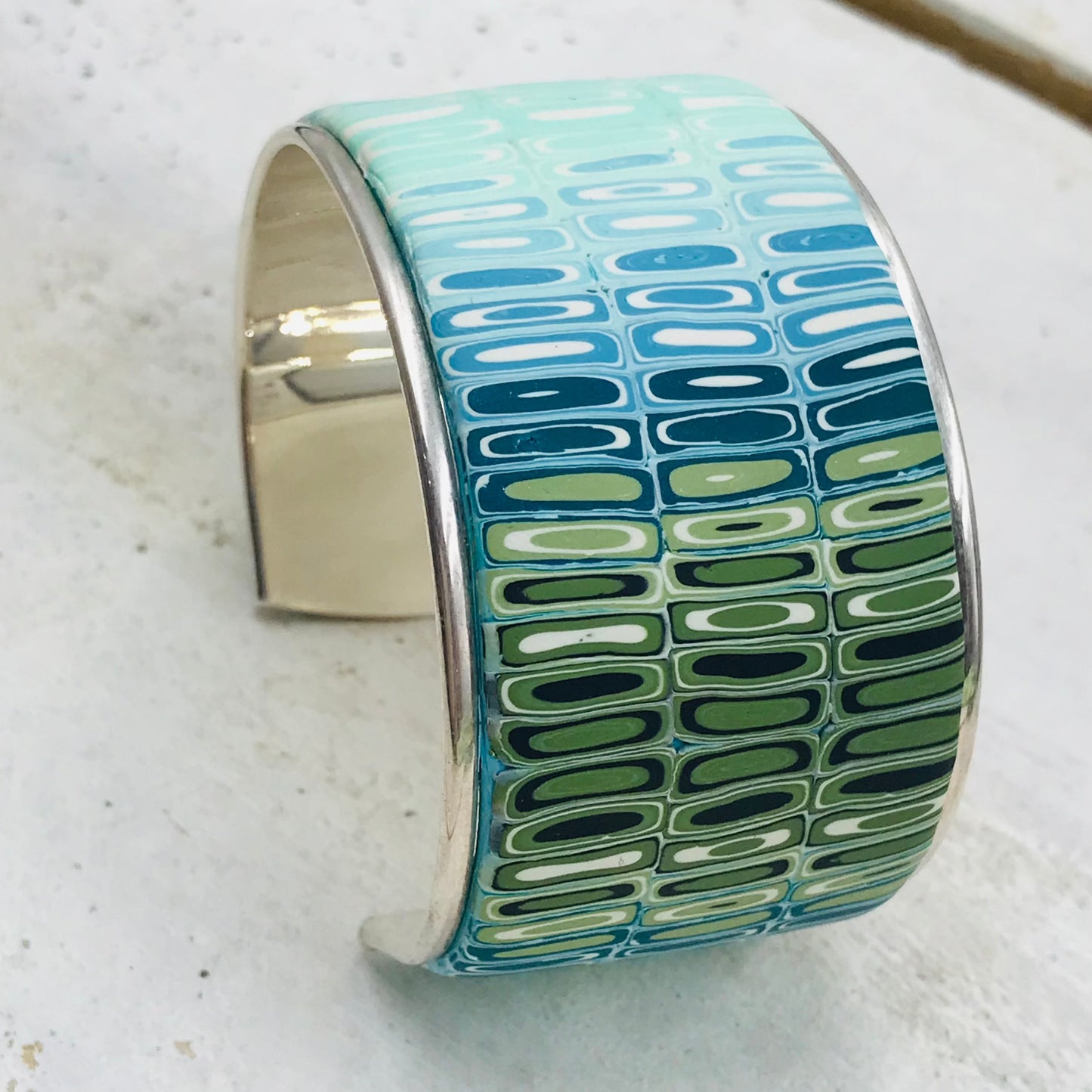 “ Carolina” Bracelet cuff by Stephanie Fraselle - Artisan Jewellery Design