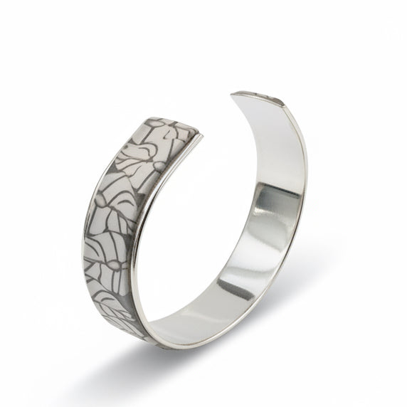 White Botanics | Leaves | Slim | Bracelet cuff