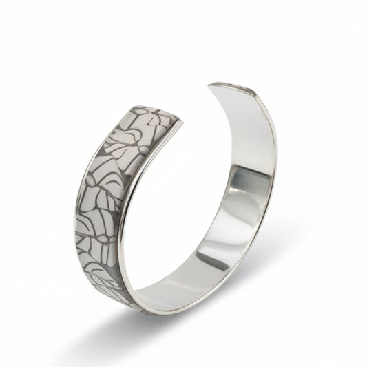 White Botanics | Leaves | Slim | Bracelet cuff