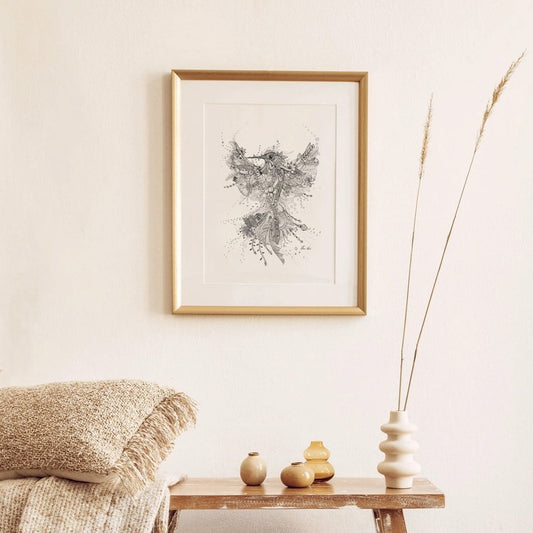 Premium Art Print - Hummingbird