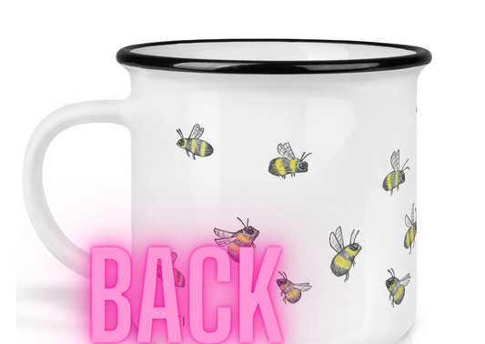 Hochwertige Keramiktasse - Bienenschwarm