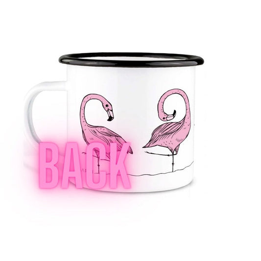 Enamel cup - FLAMINGO PARADE