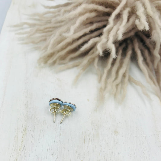 “Beaches” 925 STERLING SILVER - handmade Earring studs - by Stephanie Fraselle - Artisan Jewellery Design