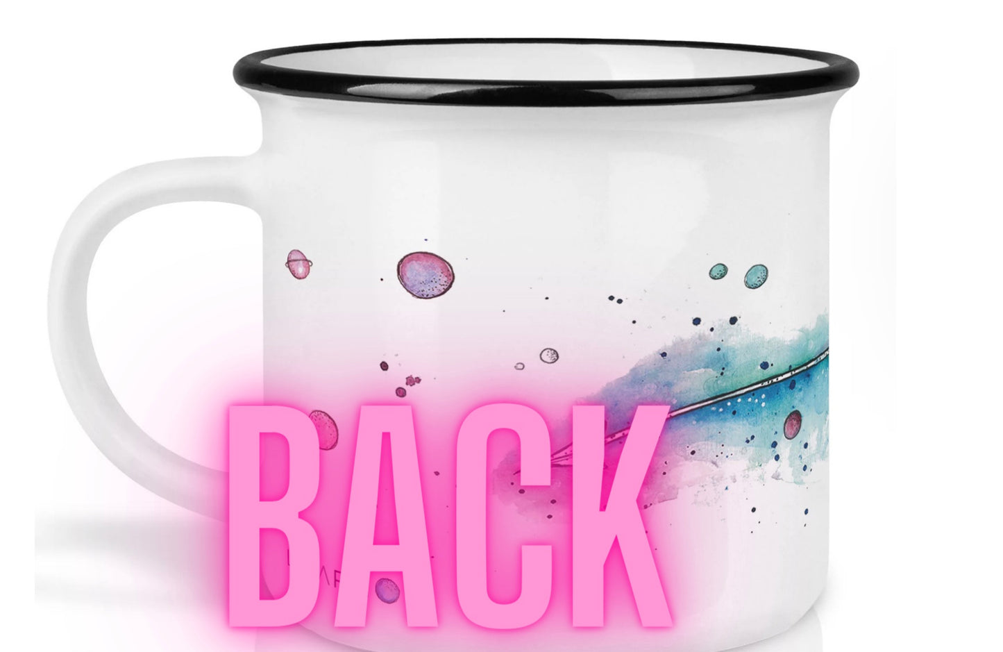 High quality ceramic mug- Manta Space Ray