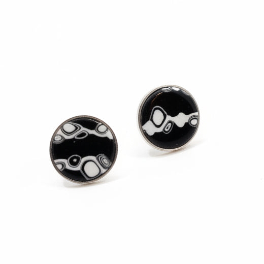 Monochrome | 12mm | Stud Earrings