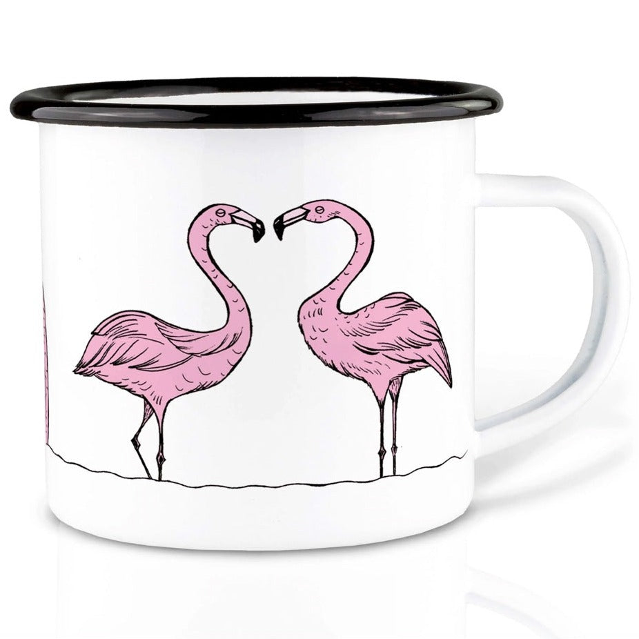 Enamel cup - FLAMINGO PARADE