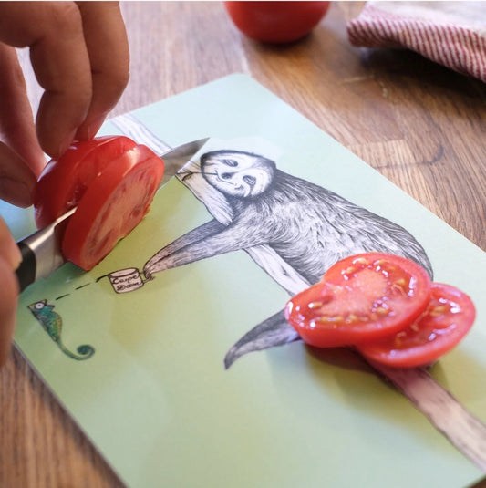 Wooden Breakfast Board-Sloth