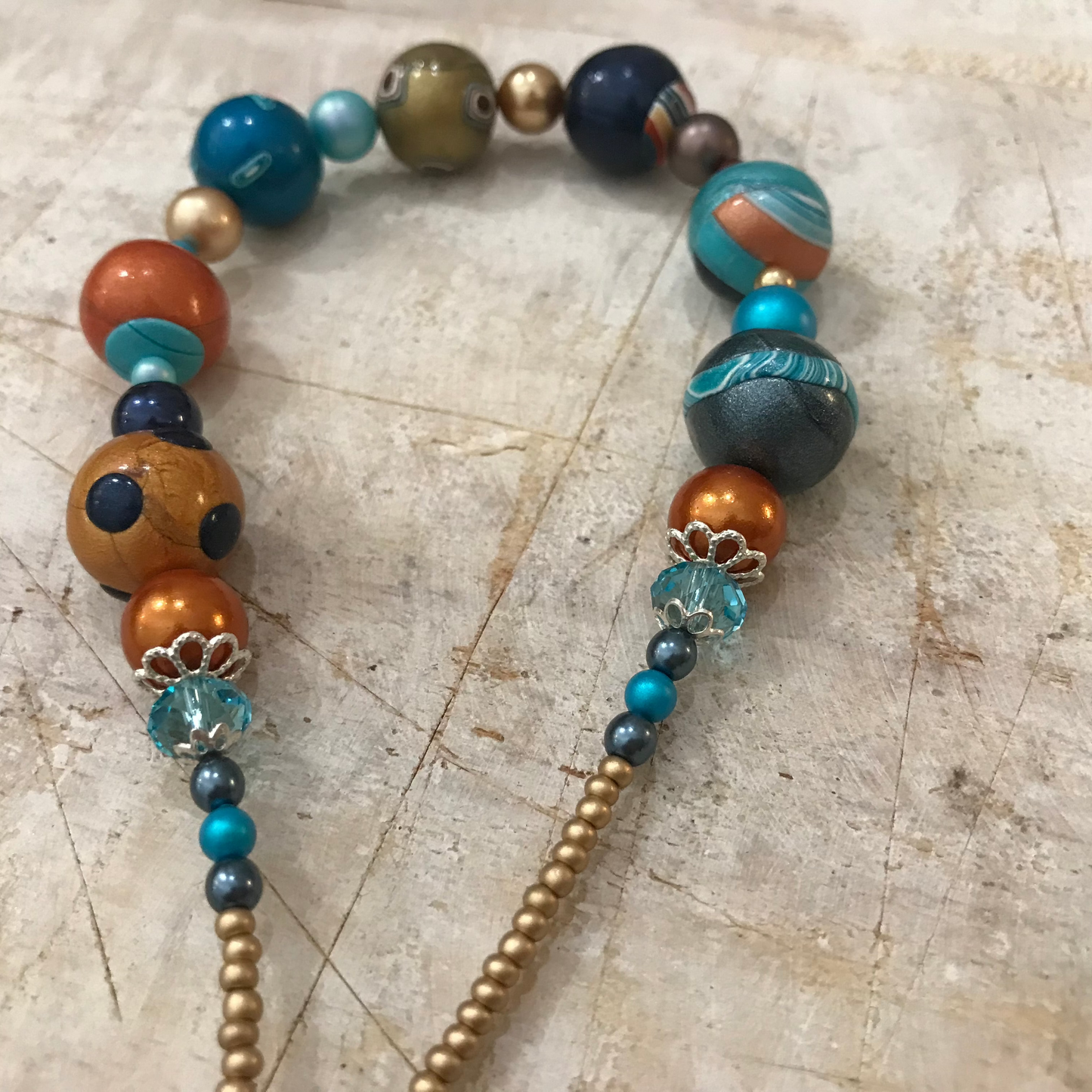 „Moroccan Spice“ Perlenkette „Empress“ von Stephanie Fraselle – Kunstvolles Schmuckdesign
