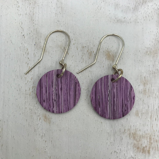 „Purple Vibes“ 925 STERLING SILBER – handgefertigte Ohrhänger – von Stephanie Fraselle – Kunstvolles Schmuckdesign