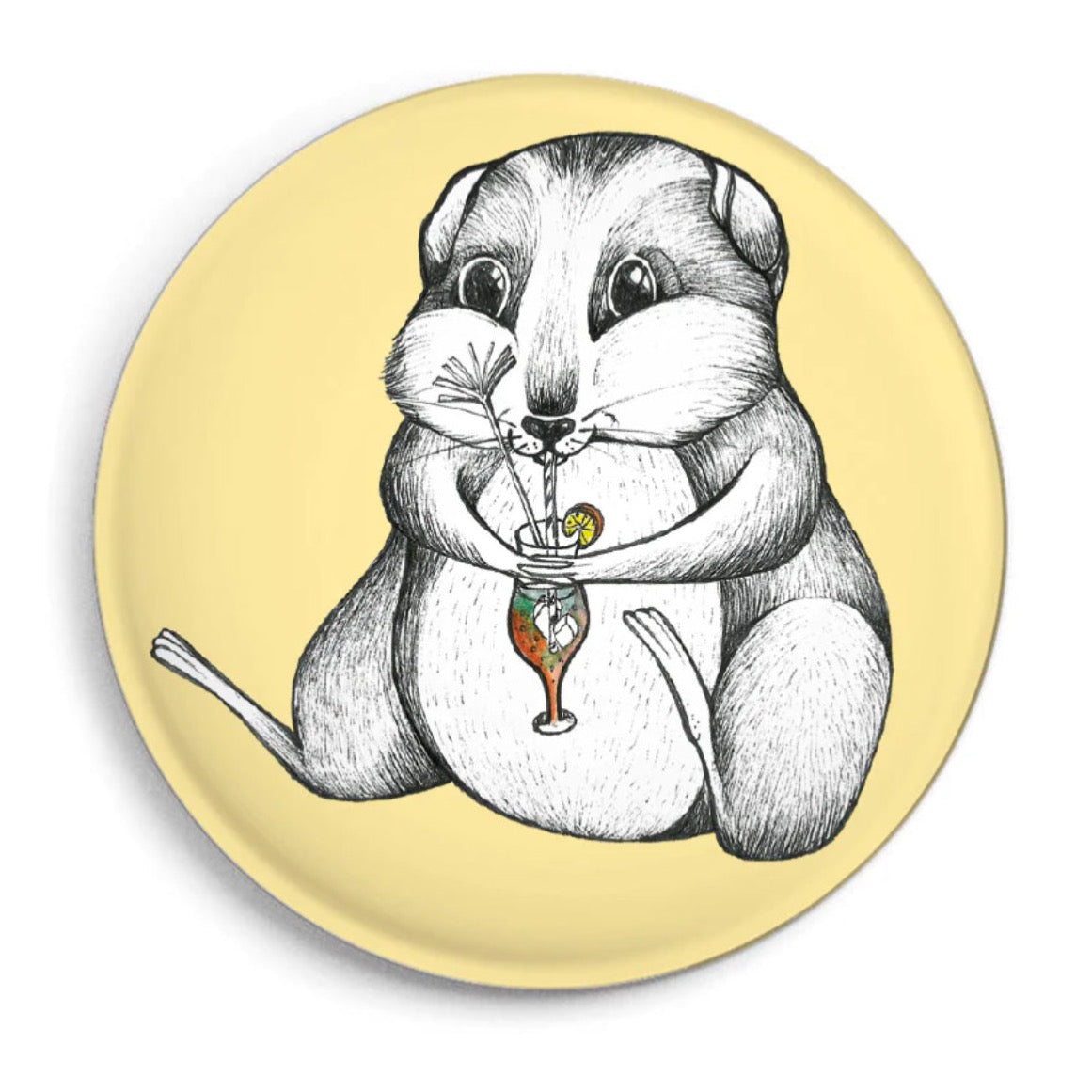 Magnet - Hamster cocktail