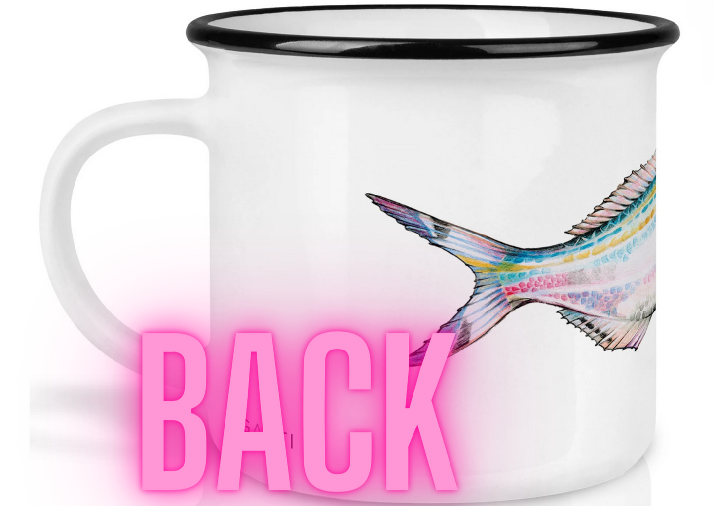 Hochwertige Keramiktasse - Fisch (Opal) 3