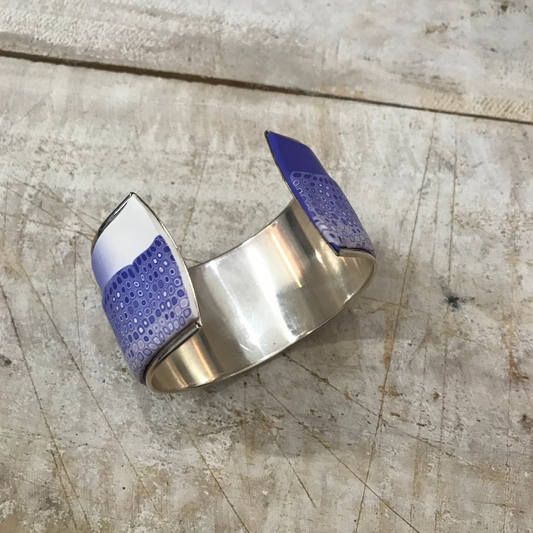 “Nerea ” 37mm Bracelet cuff by Stephanie Fraselle - Artisan Jewellery Design