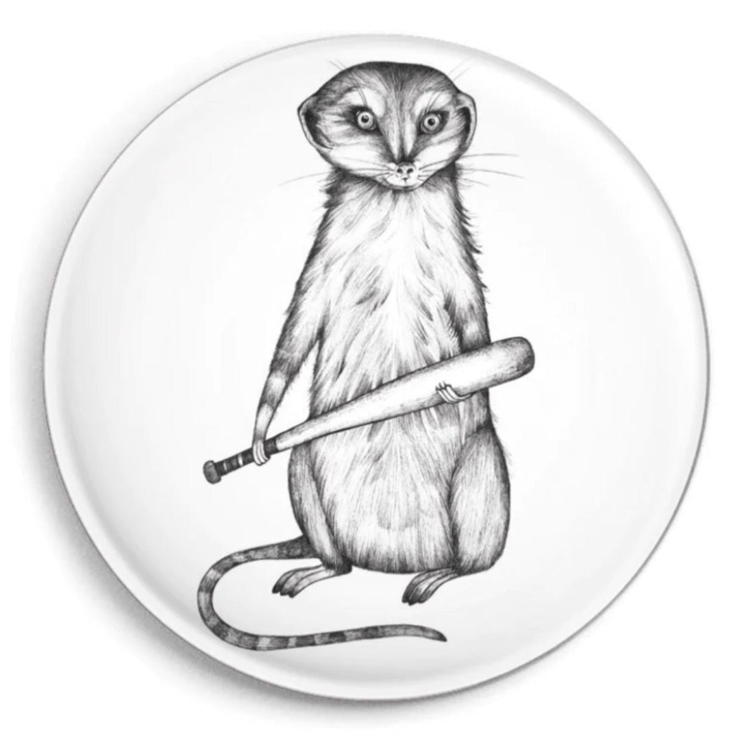 Magnet - Baseball- Meerkat