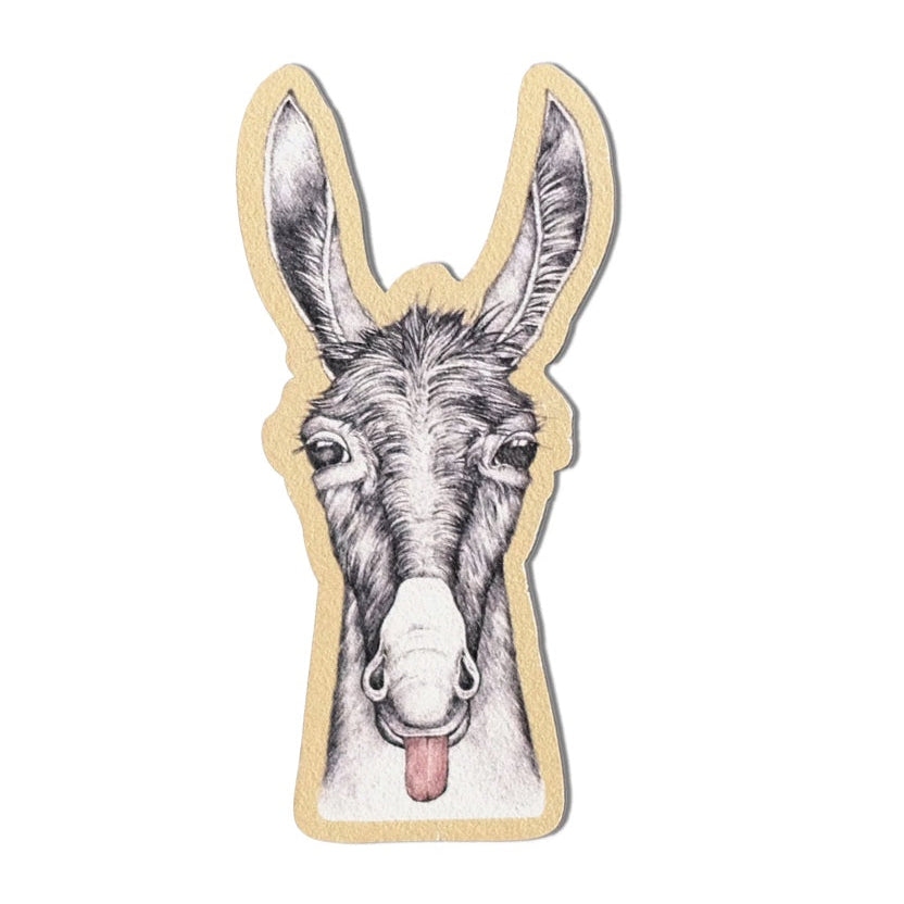 Wooden Magnet-Donkey